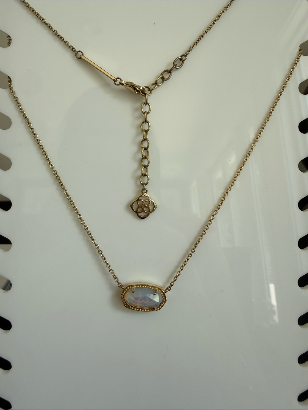 Kendra Scott Gold Opal-Effect Petite Pendant Necklace